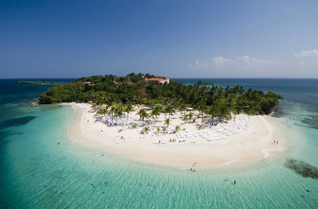 Cayo Levantado island Tour from Samana Port in Dominican Republic.