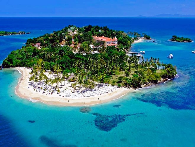 Cayo Levantado in Samana Dominican Republic